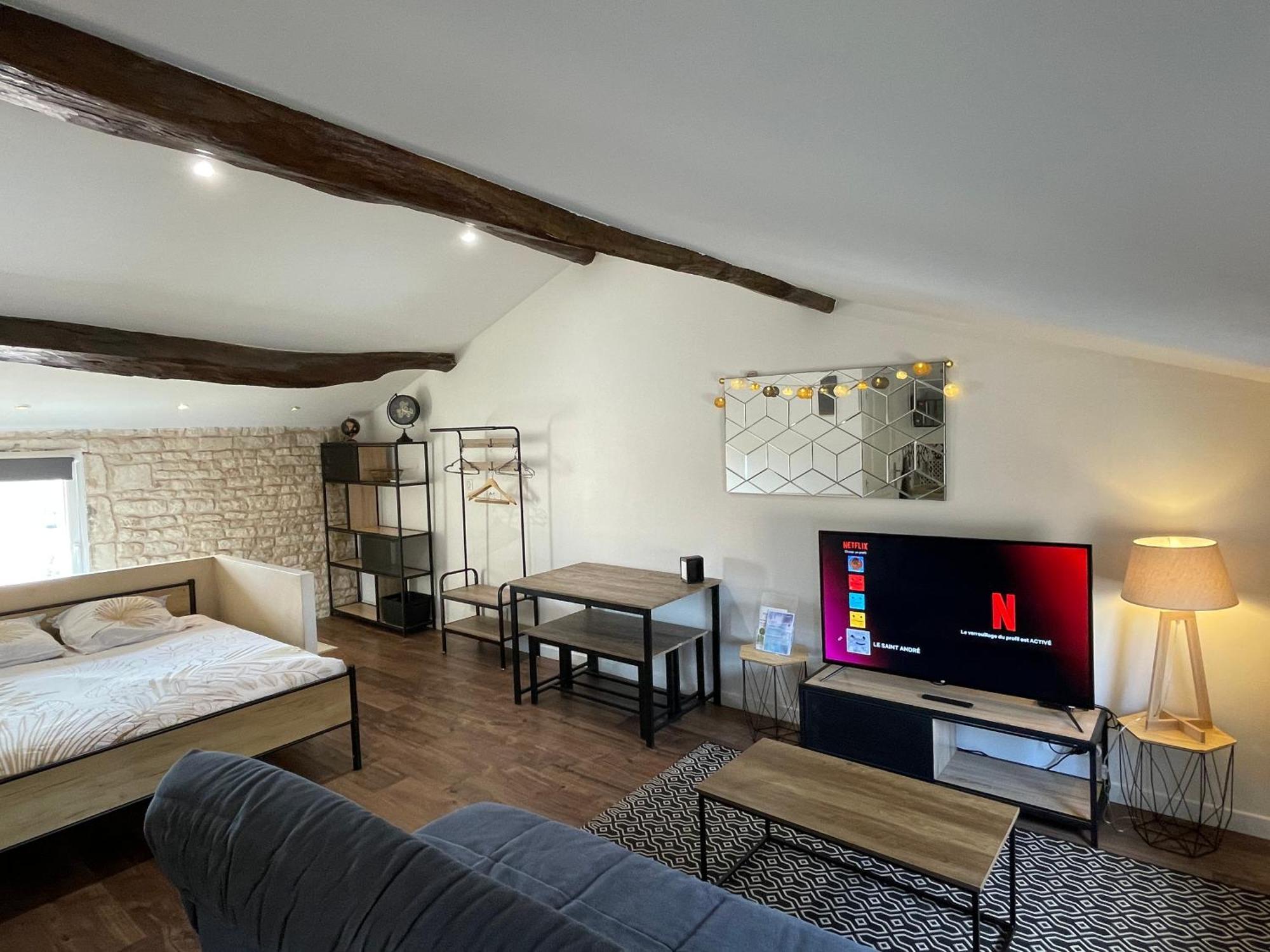 Chez Jean-Yves Et Zoe - Le Saint Andre - Au Calme, Tres Propre, Proche Parkings, Clim Apartment นีออร์ ภายนอก รูปภาพ